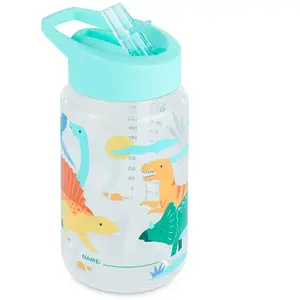 Miniland Kiddie Bottle Bouteille De Dinosaure Jurassique Bleu pas cher