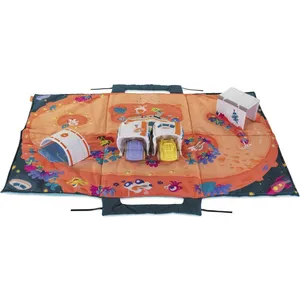 Miniland Tapis Circuit Spatial Avec Des Voitures Miniland 75007 pas cher