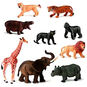 Miniland 50.25119 9 Figurines d'animaux de la Jungle, Multicolore