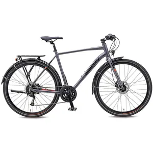 Velo de ville monty rock shimano altus 9v 700 mm argent   orange 2022Vendu parbikeinn