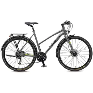 Velo de ville monty rock shimano altus 9v 700 mm argent   jaune 2022Vendu parbikeinn