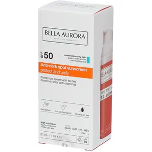 Bella Aurora Crème Solaire anti-taches Fps50 Peaux mixtes à grassesVendu pardocmorris