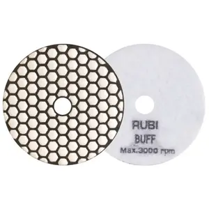 Comparateur de prix : Disque diamant polissage et poncage a sec 100 mm buff blitres RUBI - 62977