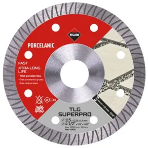 Rubi Disque de coupe et de meulage diamanté TLG 125 EXT SUPERPRO pour porcelaine - - 41901