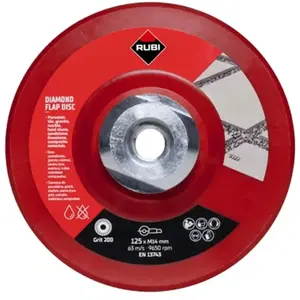 Rubi - Disque de meulage à lamelles diamantées 200 Ø125MM 32939 pas cher