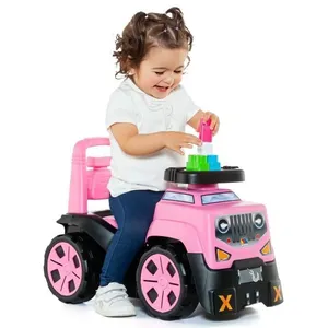 MOLTO Tricycle Moltó 3x1 Roues et blocs 10 pièces 89 cm rose pas cher