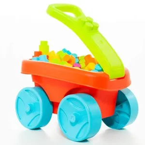 Chariot Molto avec 20 blocs - MOLTO - Rouge - Mixte - Bébé - 12 mois - Intérieur