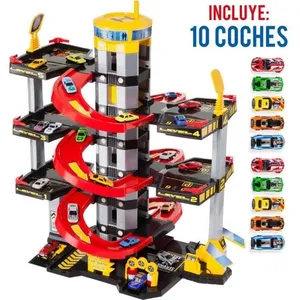Garage à jouets 6 étages avec 10 voitures - MOLTO - Gamme Molto - Pour...Vendu parcdiscount