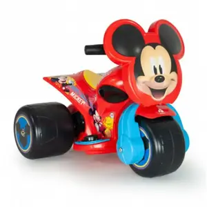 Tricycle électrique Injusa Samurai Mickey 6V rouge pas cher