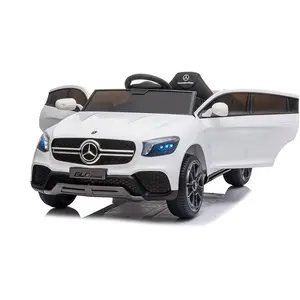 RunRunToys Voiture électrique pour enfants Mercedes Benz GLC Coupé Blanc 12V TU pas cher