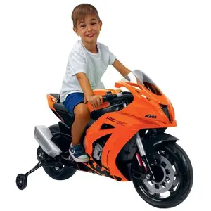 Scooter électrique pour Enfants Injusa KTM RC 8C Son Orange 12 V pas cher