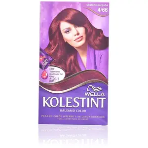 Colorations Wella Kolestint Kolestint Tinte Bálsamo Color 4,66 Castaño Borgoña pas cher