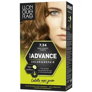 Llongueras - LLONGUERAS COLOR ADVANCE hair colour 7,34-golden dark blondVendu paramazon