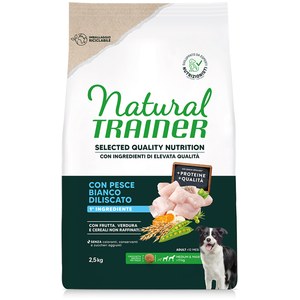 Natural Trainer Selected Quality Nutrition Adulte Medium & Maxi poisso... pas cher