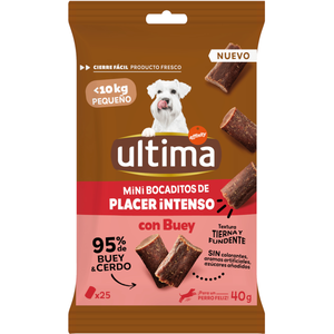 Ultima Dog Mini Snack - lot économique : boeuf (48 x 40 g) pas cher