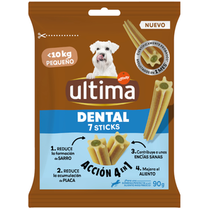 13x90g Ultima Dental Sticks Mini friandises pour chiens pas cher
