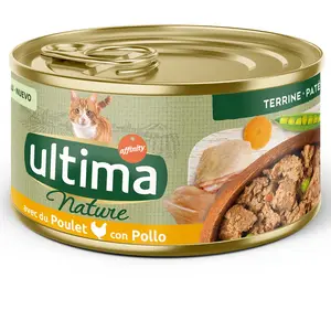 Ultima Nature Nourriture Humide pour Chats canettes au Poulet - 85 g pas cher