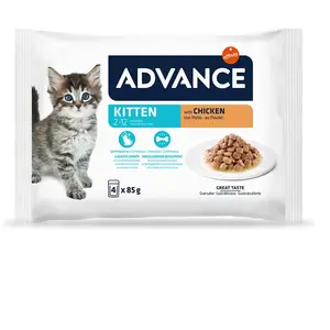 Advance Kitten poulet pour chaton - 52 x 85 g pas cher
