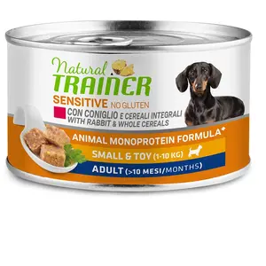 Comparateur de prix : Natural Trainer Sensitive No Gluten Small & Toy Adult pour chien - lap...