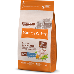 Affinity Nature´s Variety Aliment Humide Stérilisé Sain Pour Chat Au Poisson 3kg pas cher