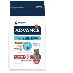 Comparateur de prix : Affinity Nourriture Pour Chats Stérilisés Senior +10 Au Poulet Advance 1.5kg