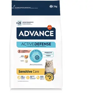 Comparateur de prix : Advance Sensitive saumon, riz pour chat - 3 kg