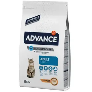 Comparateur de prix : Advance Cat Adult - Croquettes pour Chats Adultes avec du Poulet - 3kg
