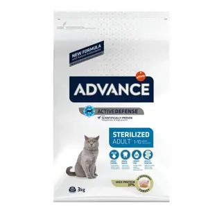 Comparateur de prix : Advance Affinity Aliment Avancé Pour Chats Adultes Stérilisés à La Dinde 3kg