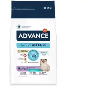 Comparateur de prix : Advance Sterilized Hairball pour chat - 1,5 kg