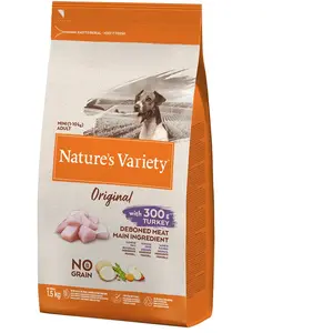 Nature's Variety Original No Grain Mini Adult dinde pour chien - 3 x 1...