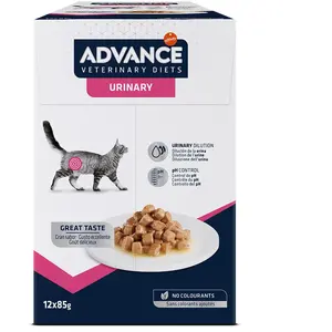 Comparateur de prix : 12x85g Advance Veterinary Diets Urinary - Pâtée pour chat