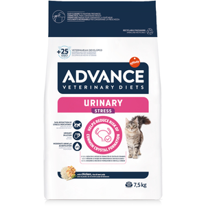 7,5kg Urinary Stress Affinity Advance Veterinary Diets - Croquettes pour chat pas cher