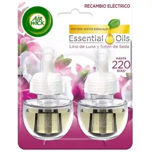 Comparateur de prix : Recharge pour diffuseur électrique Air Wick Double Lys de Lune 2 x 19 ...