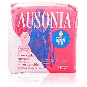 Ausonia Ausonia Air Dry compresse les ailes normales de 14 pcs pas cher