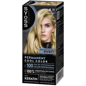 Syoss Permanent Color #8.11-Rubio Claro pas cher