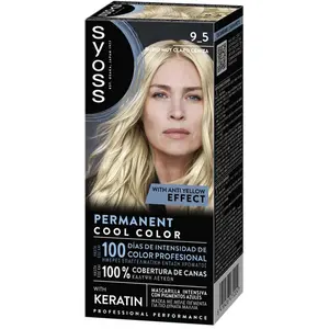 Syoss Permanent Cool Color #9.5-Rub Muy Claro Ceniza pas cher