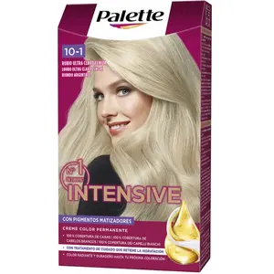 Comparateur de prix : Palette Intensive teinture #10.1-Blond Ultra Clair Cendré 1 unité