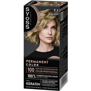 Syoss Permanent Color #7.1-Rubio Medio pas cher