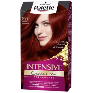 Comparateur de prix : Tinte - SCHWARZKOPF - Palette Intense Crème - Nuance 6.88 - Rouge Rubí - Texture Crème