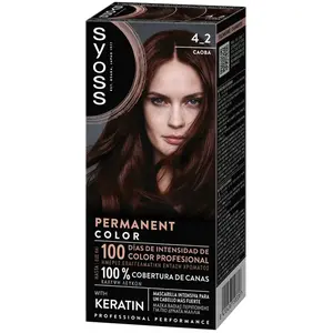 Syoss Permanent Color #4.2-Caoba pas cher