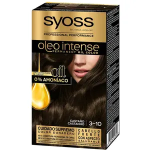 Comparateur de prix : Colorations Syoss  Oleo Intense Coloration Sans Ammoniaque 3.10-châtaigne