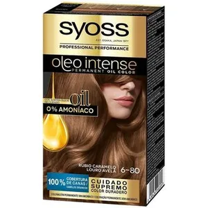 Syoss Olio Intense Tinte Sin Amoniaco 6.80 Rubio Caramelo 50ml