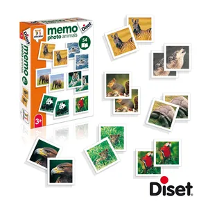 Dujardin-Diset Educatif Memo Photo Animals pas cher