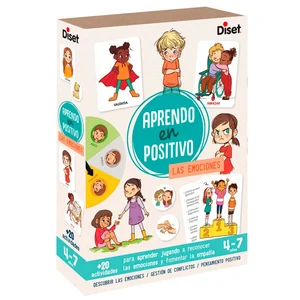 Jeu j'apprends les émotions positives Diset - multicolore - 27x13x5 cm