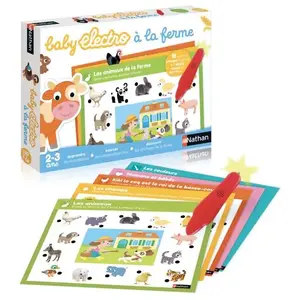 Jeu éducatif Baby électro à la ferme Nathan pas cher