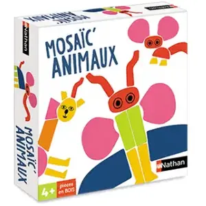 Jeu classique Nathan mosaïques animaux pas cher