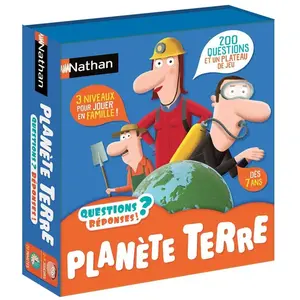 Jeu éducatif Questions Réponses Planète Terre Nathan pas cher