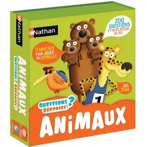Jeu éducatif Questions Réponses Animaux Nathan pas cher