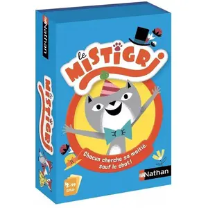 Nathan - Mistigri - Jeu de cartes pour enfant dès 4 ans - Jeu de paires pour 2 joueurs pas cher