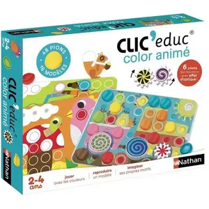 Nathan Clic Educ Color animé jeu éducatif pas cher